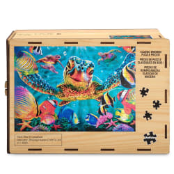 Wood Puzzle: Tiny Bubbles Sea Life