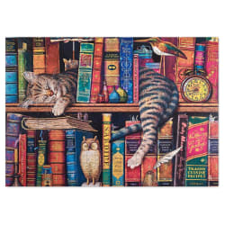 Wood Puzzle: Frederick the Literate Cats