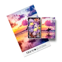 BLANC: Sunset Surfer, California Beach & Ocean