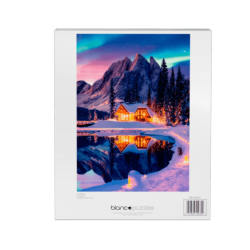 BLANC: Northern Lights Woods Winter Jigsaw Puzzle