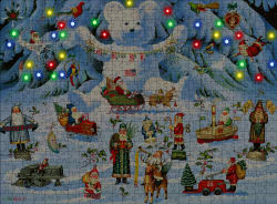 Wysocki Light Up Puzzle Christmas