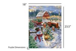 Christmas Tree Farm Farm Jigsaw Puzzle