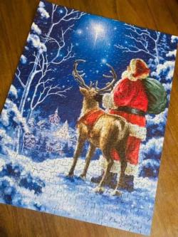 Starry Night Christmas Jigsaw Puzzle