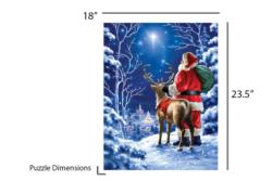 Starry Night Christmas Jigsaw Puzzle