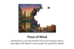 Sun Kissed Cabin Lakes & Rivers Jigsaw Puzzle