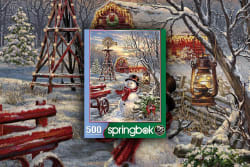 Winter Windmill Farm Christmas