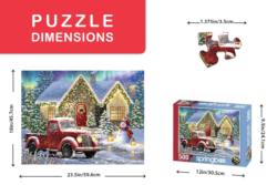 Christmas Light Lane Christmas Jigsaw Puzzle