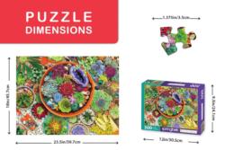 Succulent Garden Flower & Garden Jigsaw Puzzle