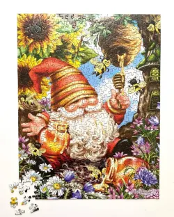 Gnome Worries Bee Happy Fantasy