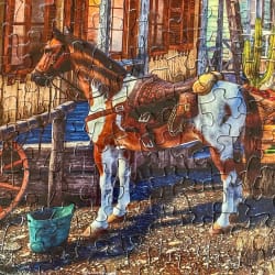 Old Western Town Nostalgic & Retro