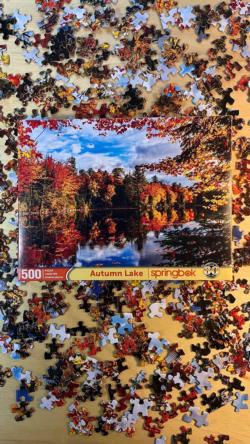 Autumn Lake Fall Jigsaw Puzzle