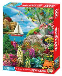Stairway to Serenity Butterflies and Insects Jigsaw Puzzle
