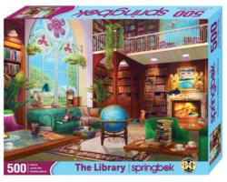 The Library Books & Reading Jigsaw Puzzle