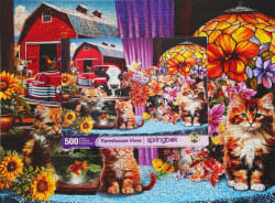 Farmhouse View  Cats