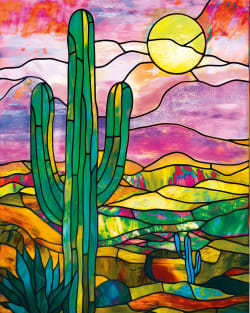 Desert Glow Landscape