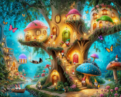 Gnome Treehouse Village Forest