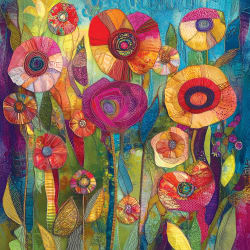 Patchwork Petals Flower & Garden