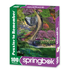Puzzles to Remember - Garden Stairway Flower & Garden