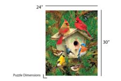 Feathered Retreat Birds Jigsaw Puzzle