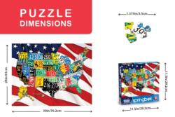 State Plates Travel Jigsaw Puzzle