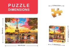 Paris Sunset Paris & France Jigsaw Puzzle