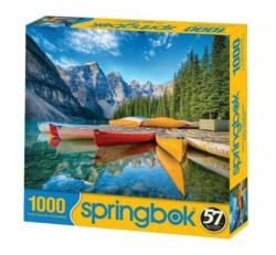 Calm Canoes Boat Jigsaw Puzzle