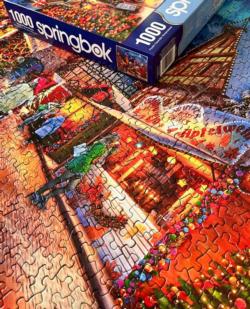 Holiday Village Winter Jigsaw Puzzle