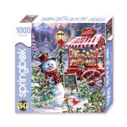Hot Chocolate Stand Birds Jigsaw Puzzle