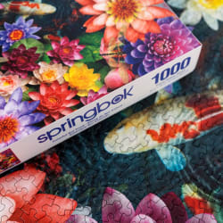 Colorful Koi Pond Flower & Garden