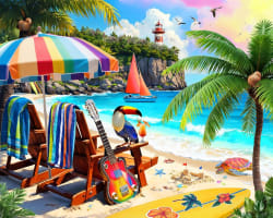 Tropical Paradise Beach & Ocean