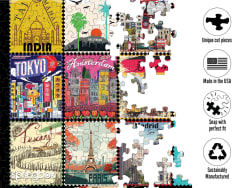 Stamps of the World  - Scratch and Dent Collage