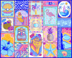 Tropical Vibes Collage