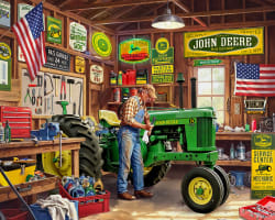 John Deere Grandpa's Garage Nostalgic & Retro
