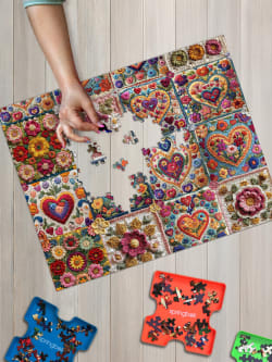 Crochet Hearts Quilting & Crafts