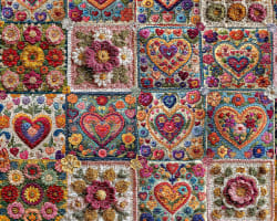 Crochet Hearts Quilting & Crafts