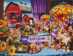 Farmhouse View 1500 Piece Jigsaw Puzzle Farm