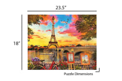 Paris Sunset Landmarks & Monuments