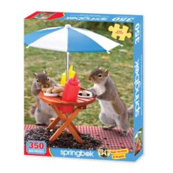 Squirrel Feeder 350 Piece Animals Jigsaw Puzzle