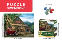 General Store - Wood Puzzle in Compact Box Car