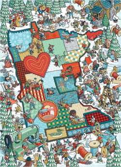 Fabric of Minnesota - Something's Amiss! Maps & Geography