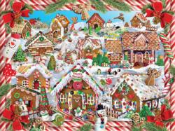 Gingerbread Village Christmas Jigsaw Puzzle