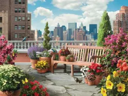 Rooftop Garden Flower & Garden