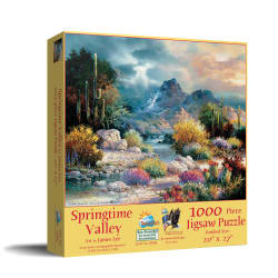 Springtime Valley - 1000 Piece Jigsaw Puzzle by SunsOut | Serious