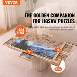 1000 Piece Puzzle Board w/ Cover