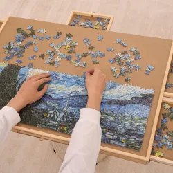 1000 Piece Puzzle Board w/ Cover