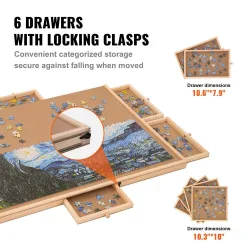 1000 Piece Puzzle Board w/ Cover