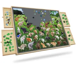 1500 Piece Puzzle Board w/ Cover