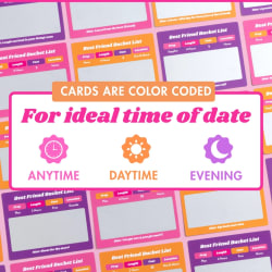 Best Friend Bucket List - 35 Scratch-Off Friend Dates