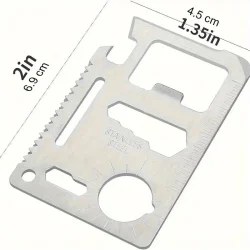 11-in-1 Survival Credit Card Multitool