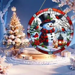 Snowman Suncatcher